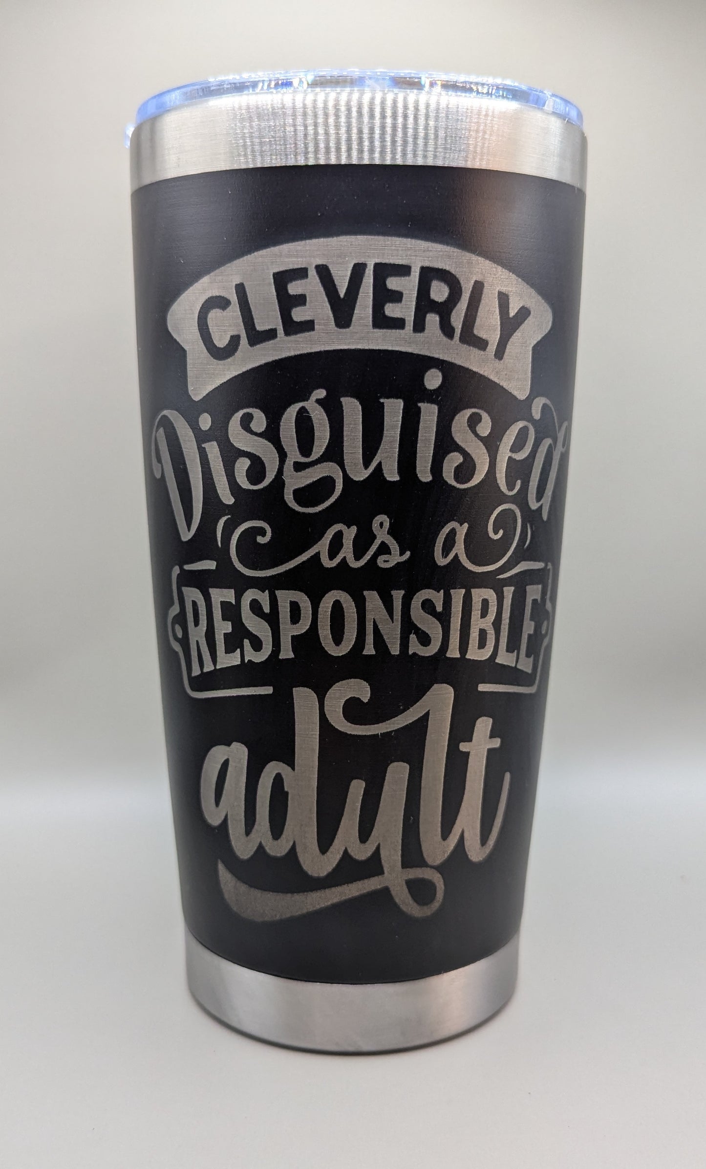 20oz Black Stainless Steel Double Wall Vacuum Insulated Durable Tumblers with Lid and Straw