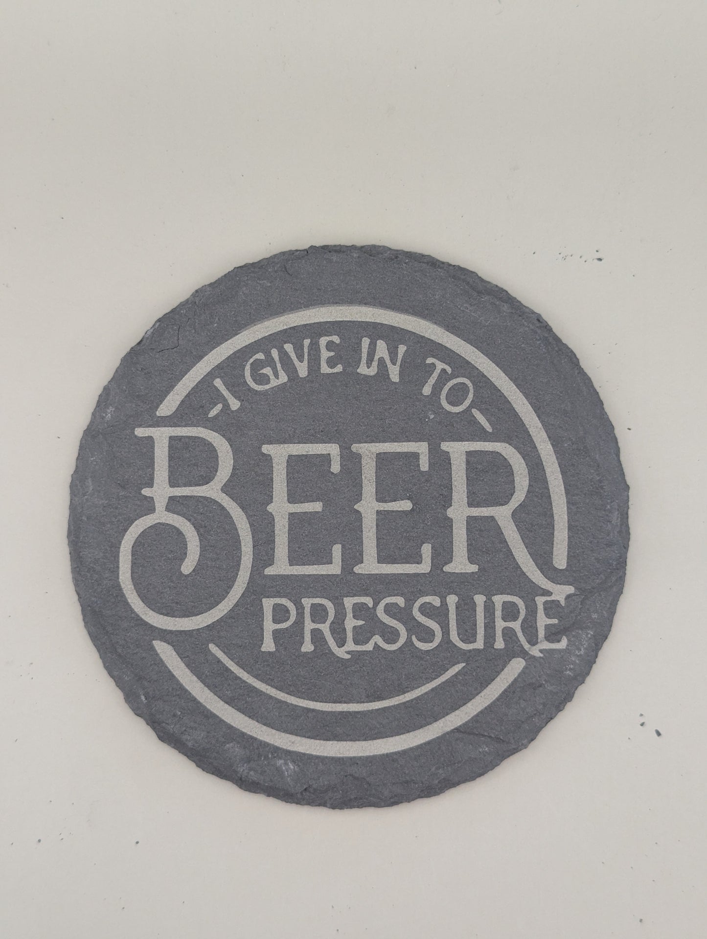 Custom 4" Slate Coaster