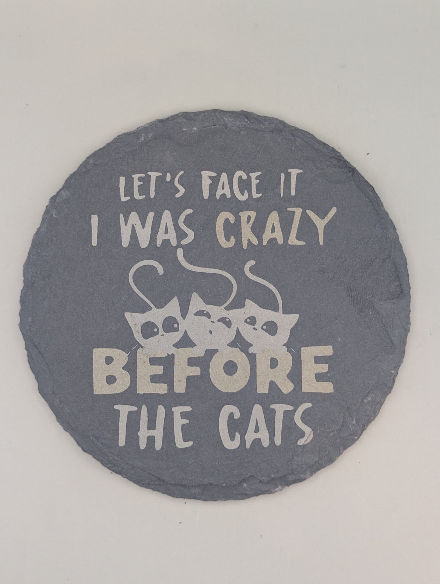 Custom 4" Slate Coaster