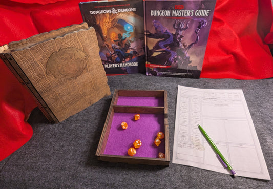 Dragon D20 Dice Book Box
