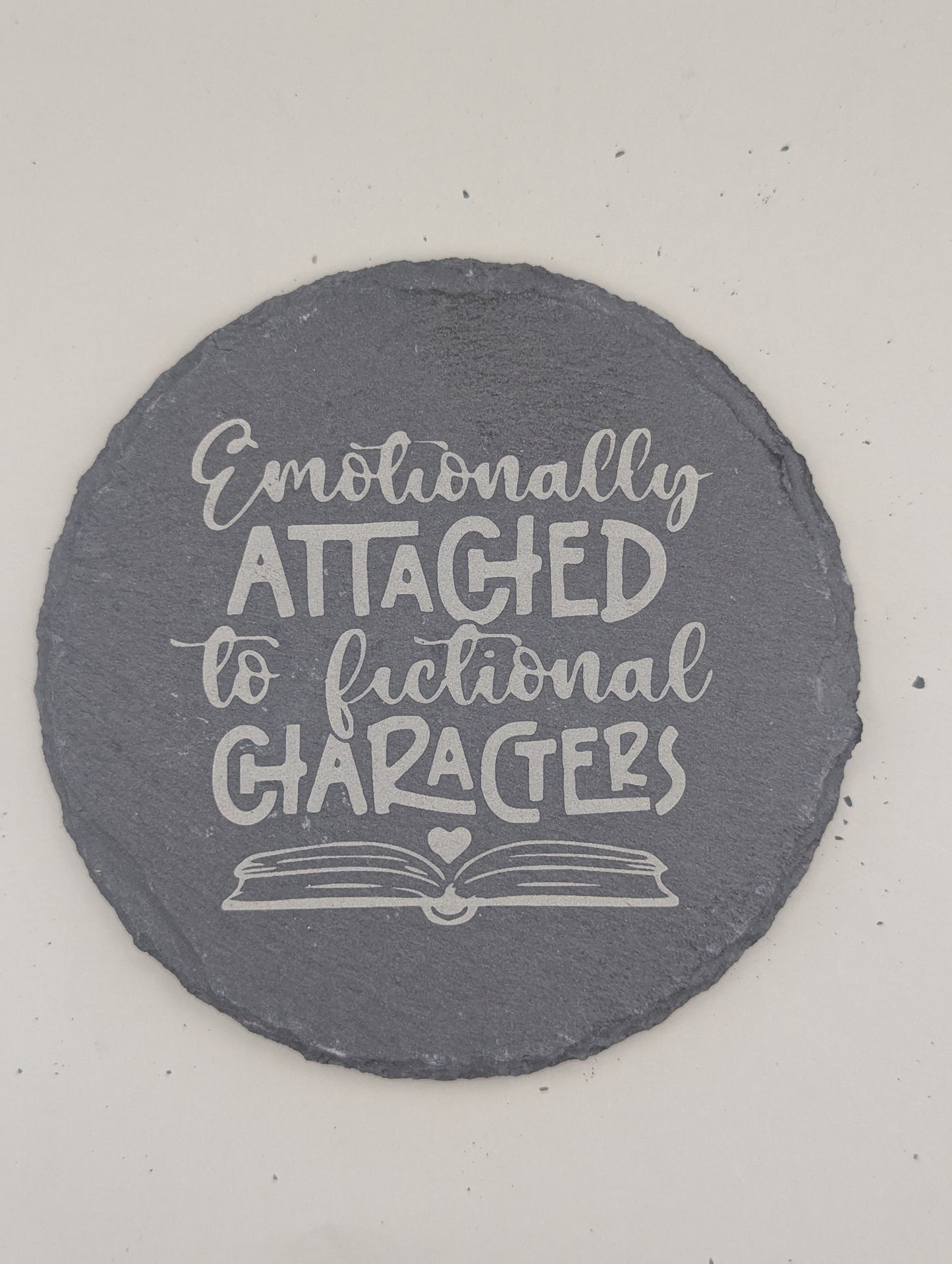 Custom 4" Slate Coaster