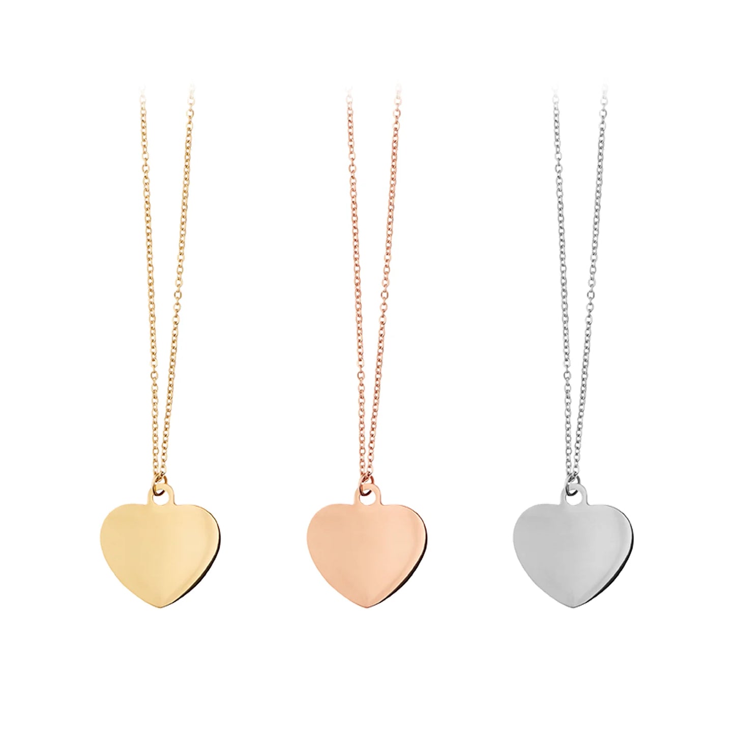 Stainless Steel Heart Necklace