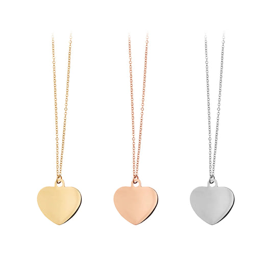 Stainless Steel Heart Necklace