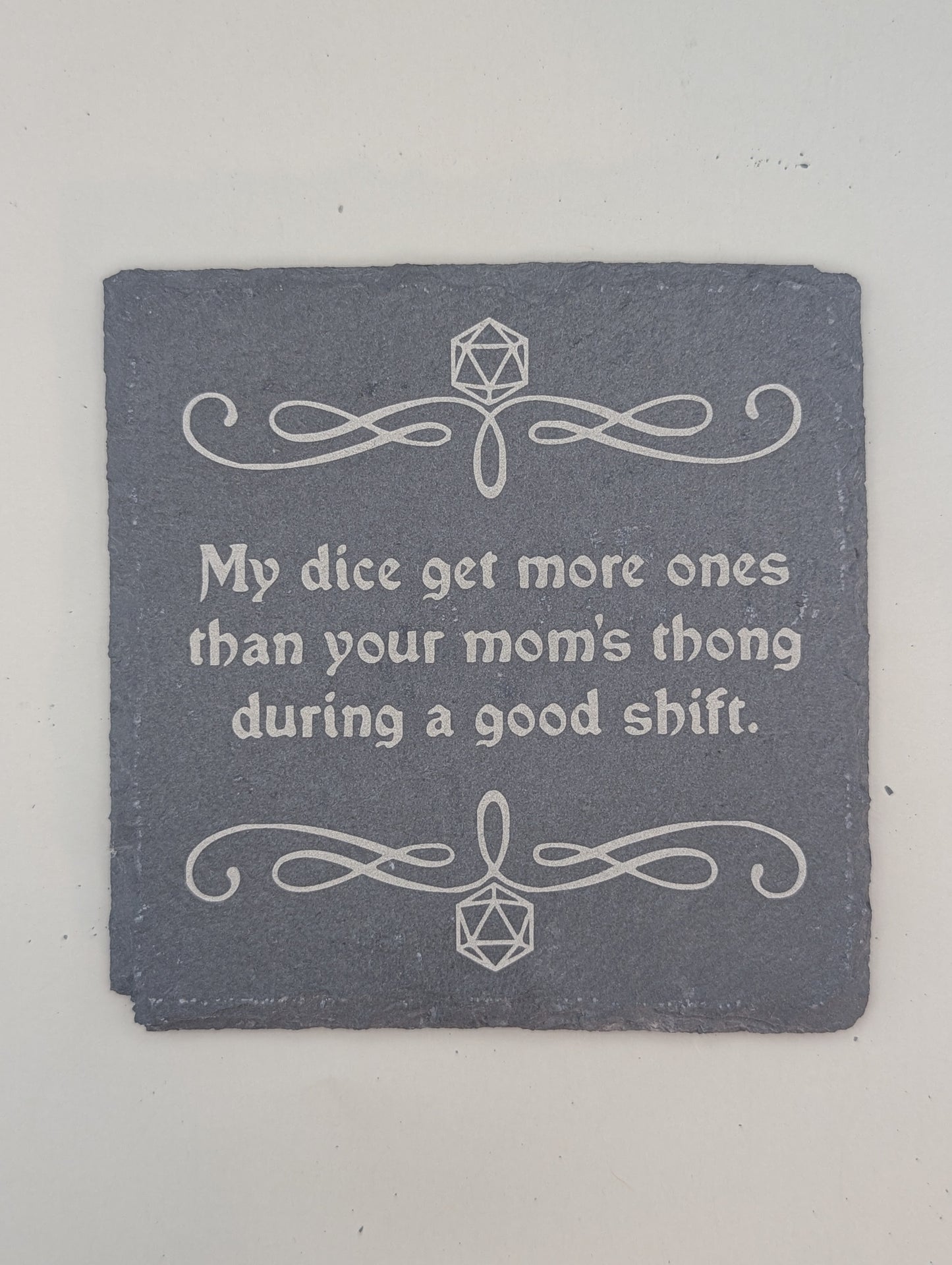 Custom 4" Slate Coaster
