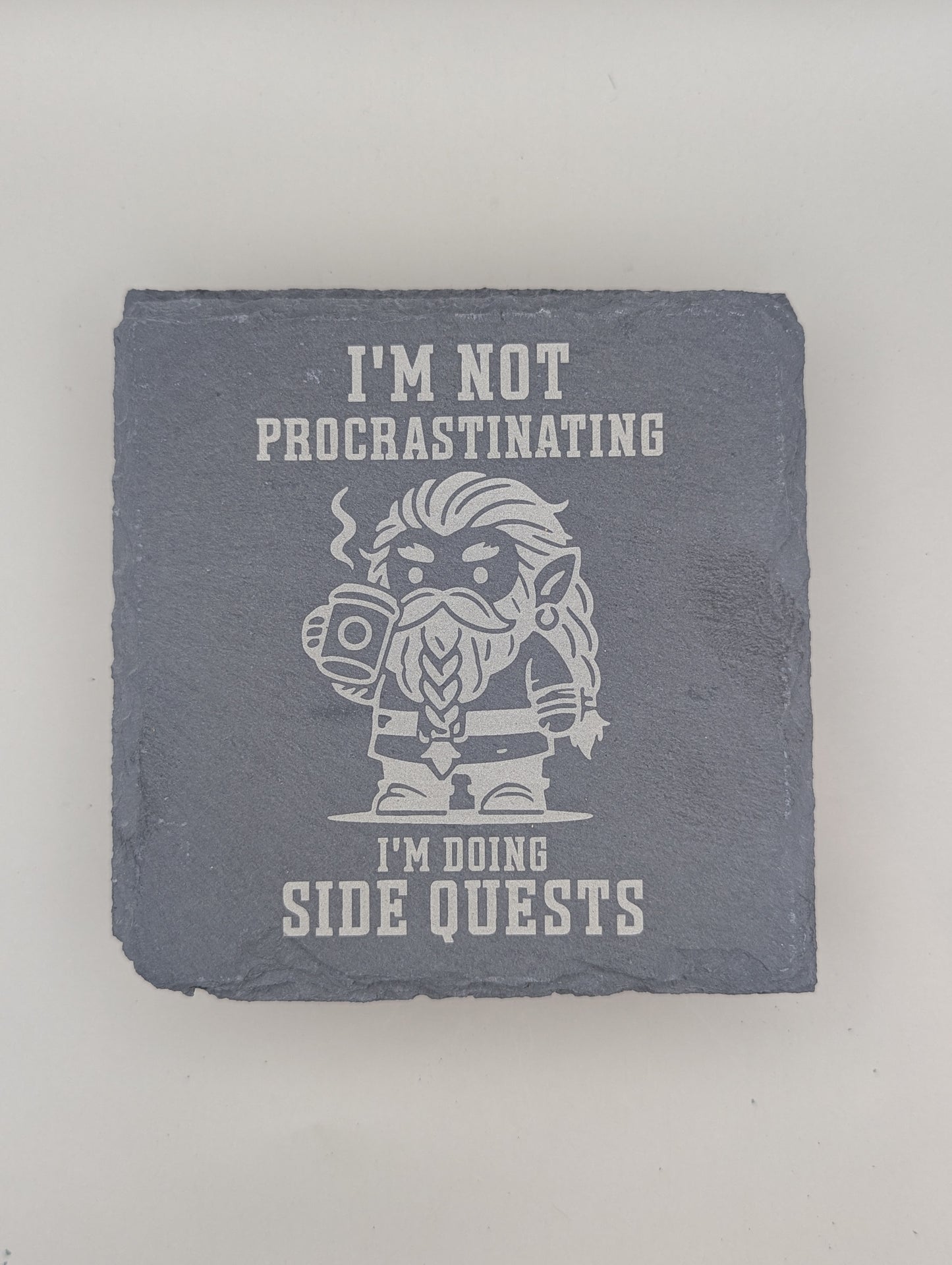 Custom 4" Slate Coaster