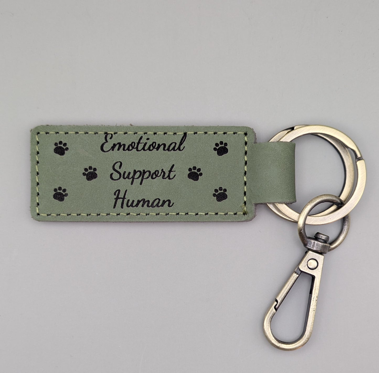 Emotional Support Human Keychain