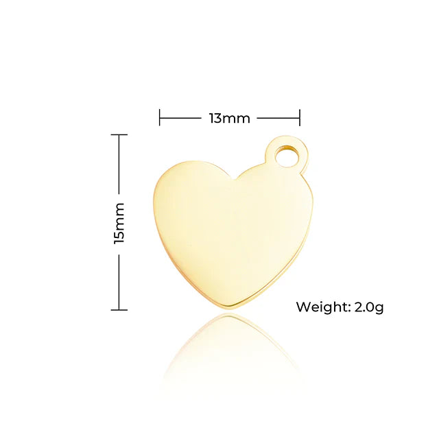 3 Electroplated Multicolor Pendant Charms with chain