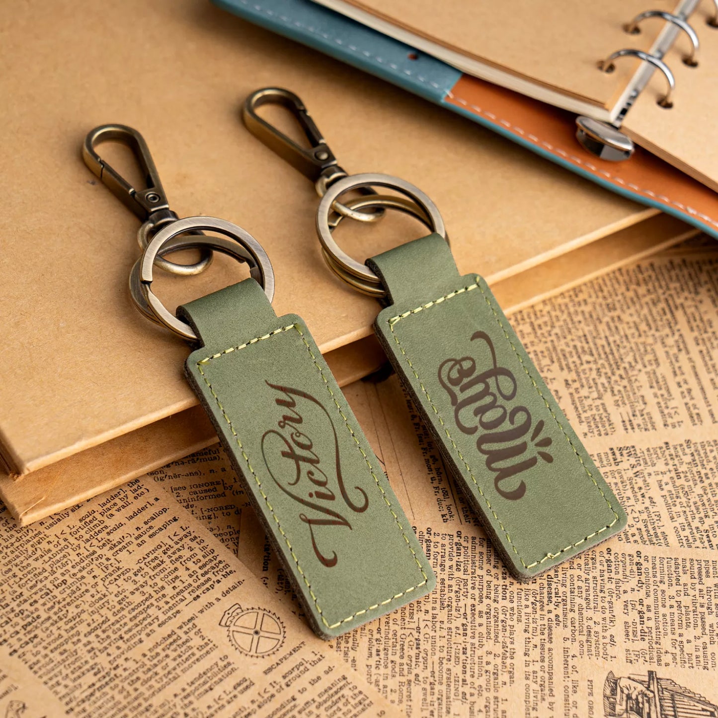 Emotional Support Human Keychain
